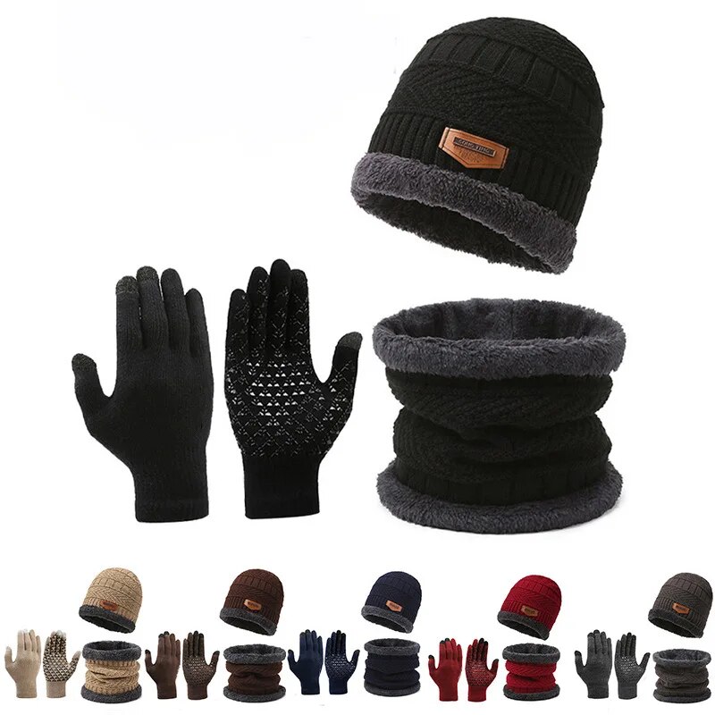 Muffler Men Wool - Men's Windproof Hat Outdoor Travel Leisure