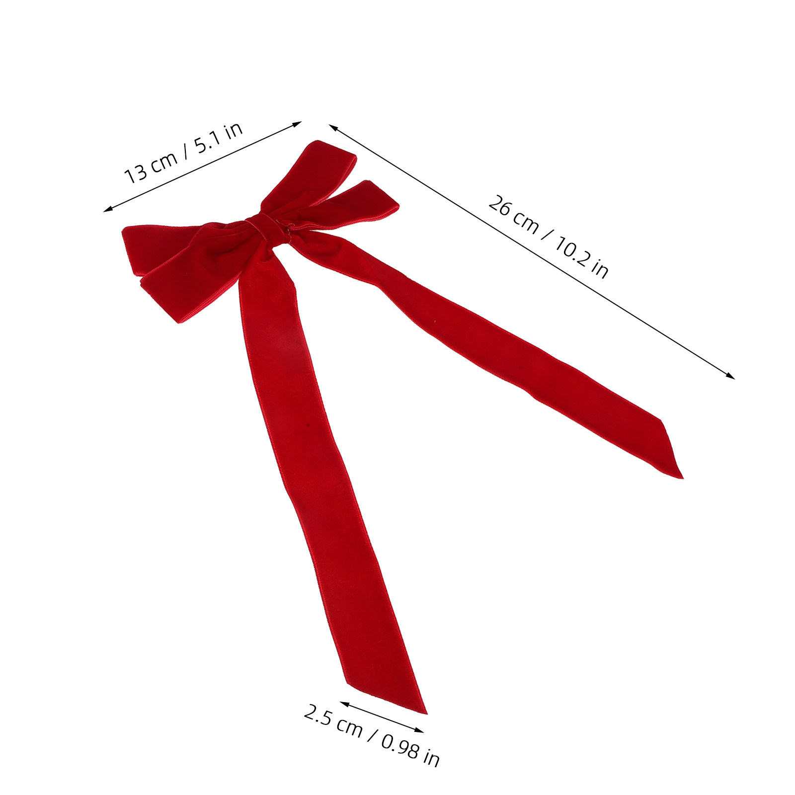 12Pcs Red Ribbon Christmas Bow - Bow Tie Pre Tied ulasan dan harga