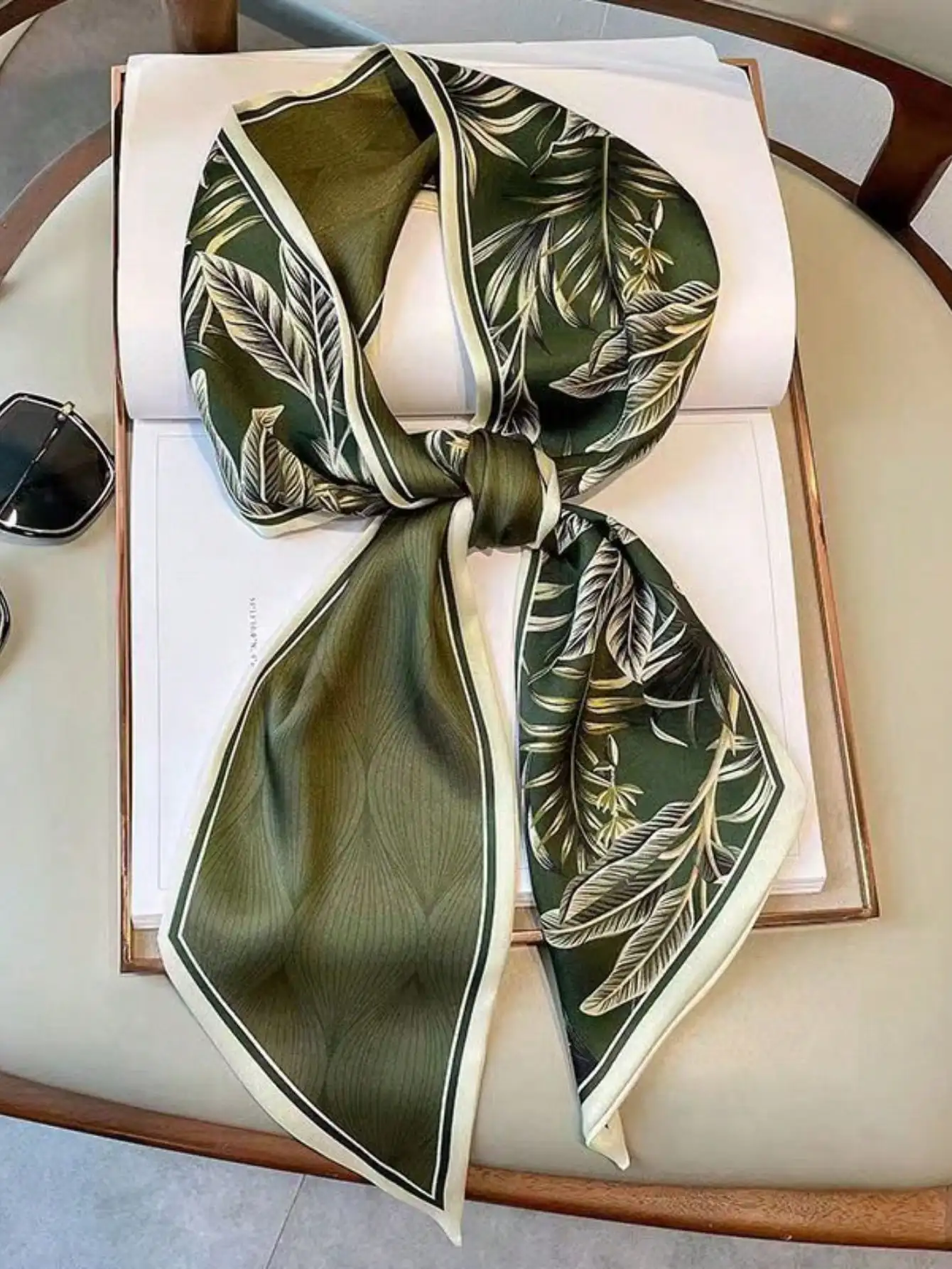Women's Spring/Summer Casual F - Scarf Silk Square ulasan dan harga
