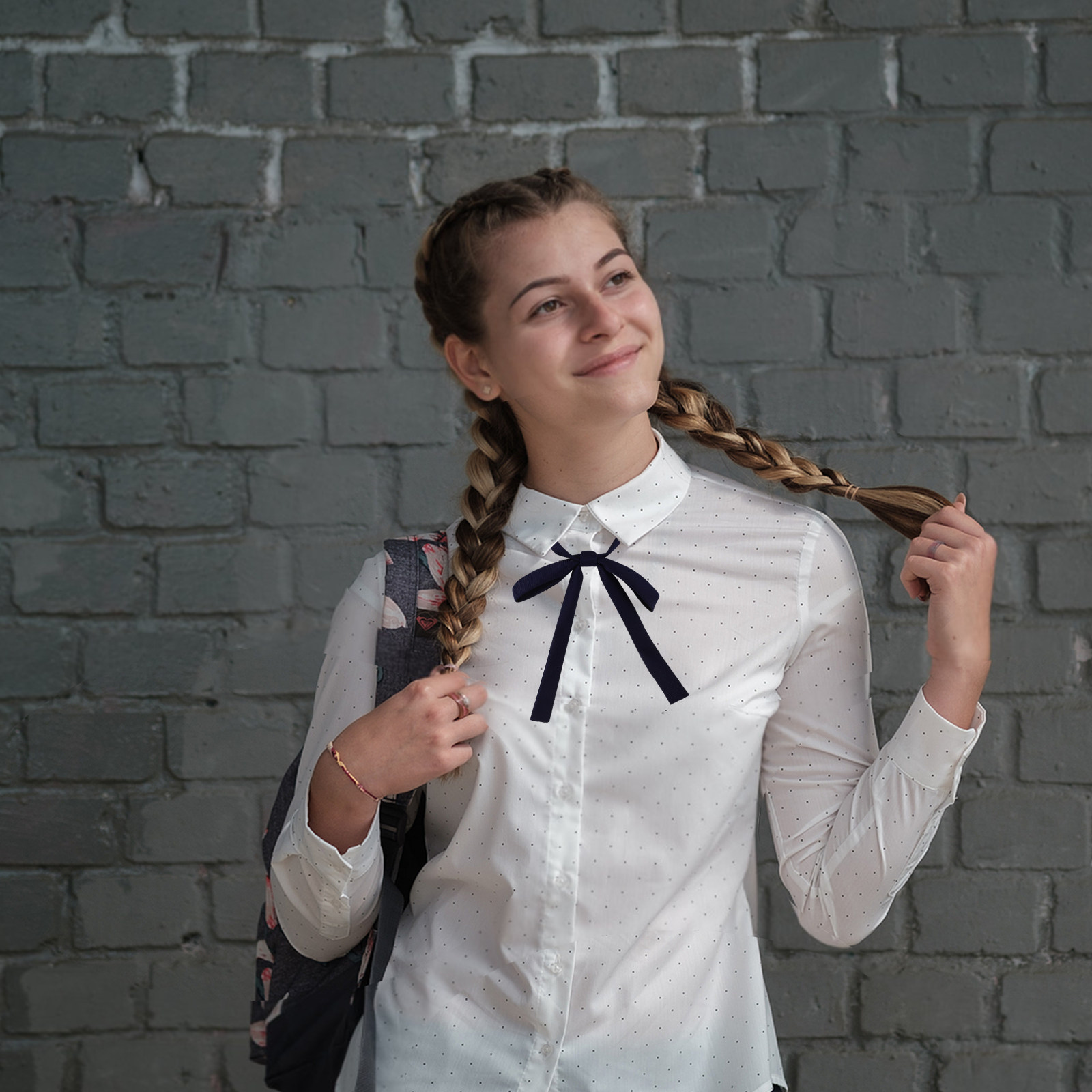 2Pcs Women Girls Pre Tied Bow  - Bow Tie Pre Tied ulasan dan harga