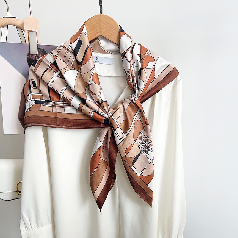 2026 New Square Twill Silk Sca - Face Scarf Mask ulasan dan harga