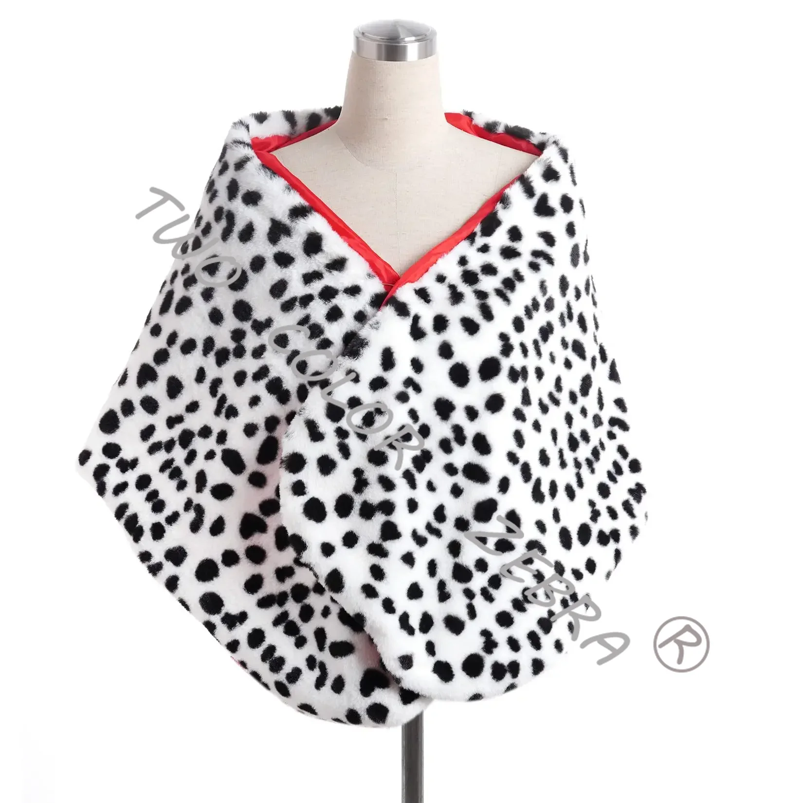 Cruella Deville Cosplay Costum - Face Scarf Mask ulasan dan harga